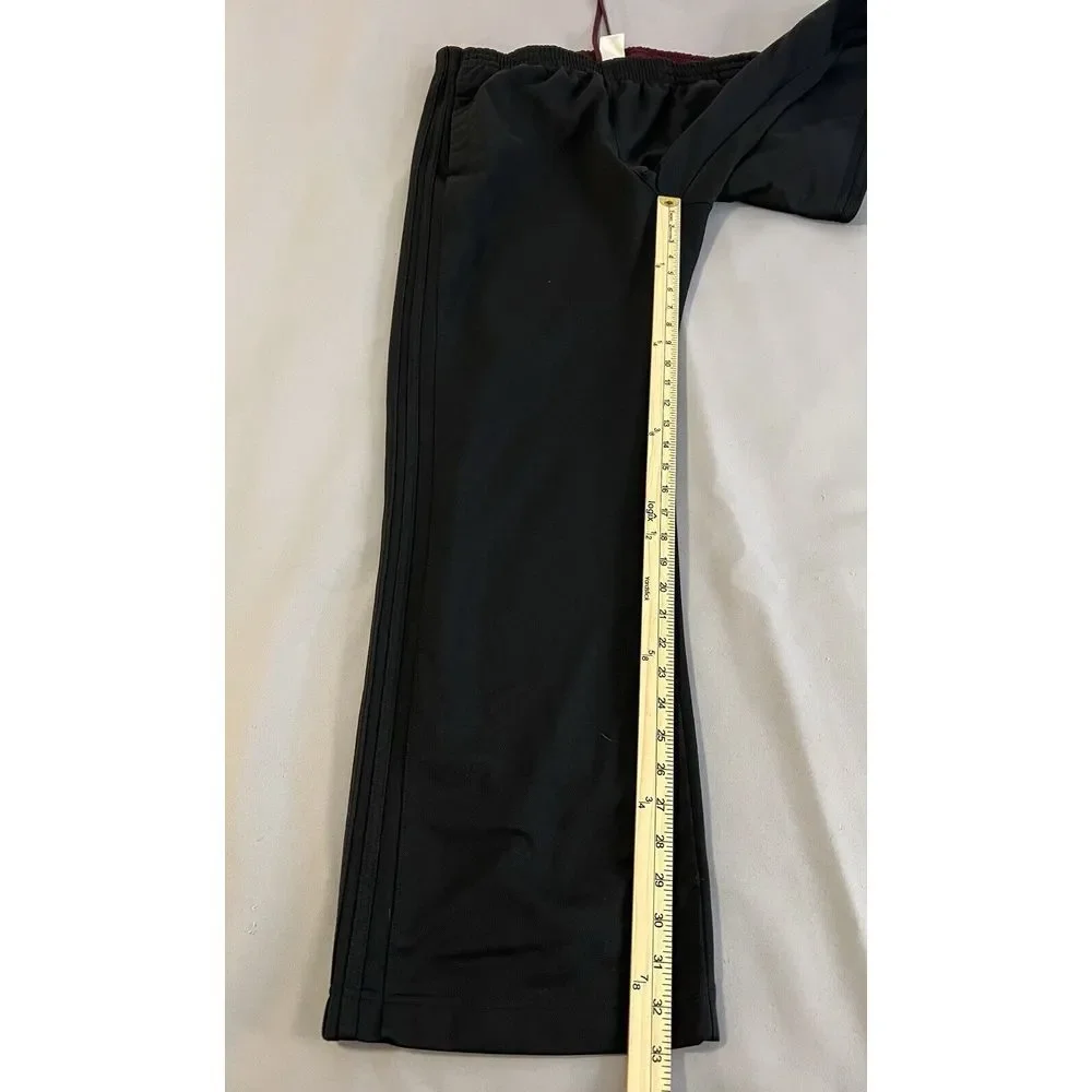 Adidas Training Athletic Sweatpants Fitness‎ Black And Burgundy Mens Sz XL